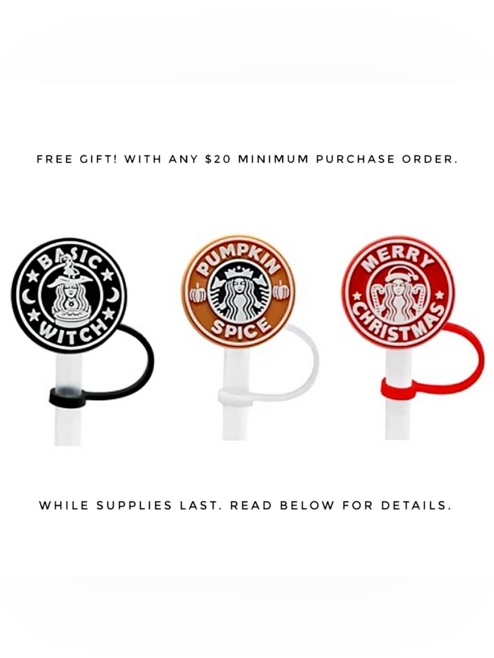 FREE Gift! Choose one with any order $20 or more.